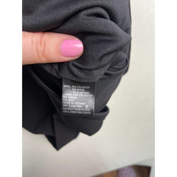 NWT Tahari Arthur Levine Black Dress‎ with Pockets , Size 0 - Picture 11 of 12